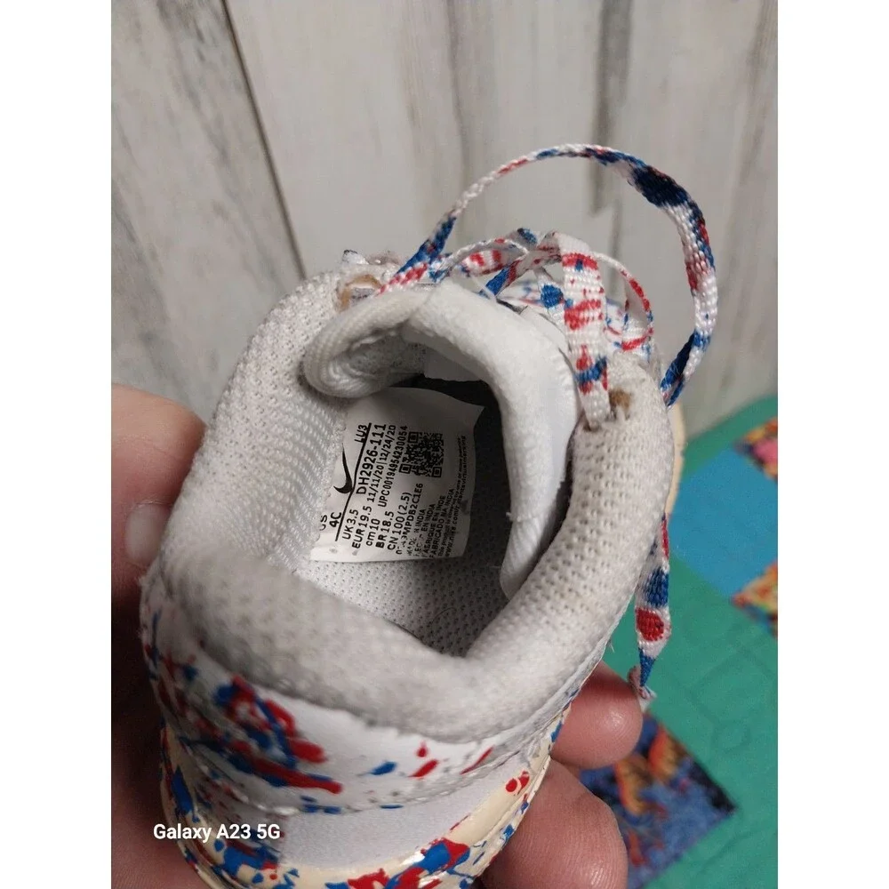 Nike Force 1LE Baby Shoes DH2926-111 Size 4C